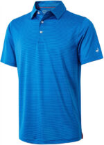 High Quality Custom Designer Logo Breathable Collarless Golf Blue Polo Shirts